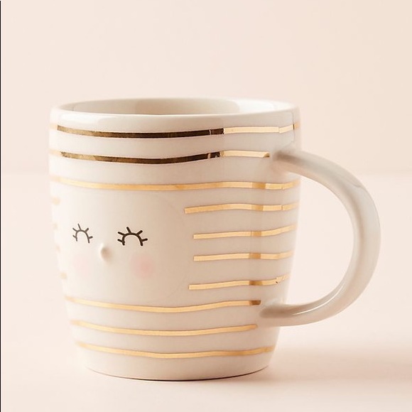 New ANTHROPOLOGIE Hinkleville Snoozy Mugs Set (2) - Picture 2 of 4